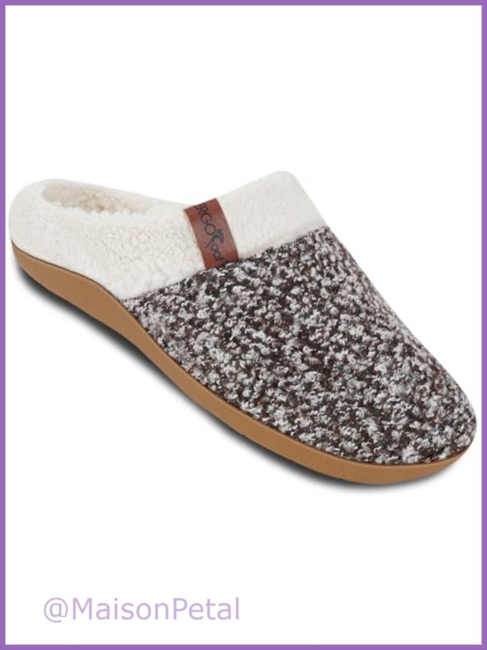Orthopedic Arch Support Slippers Sherpa Lined Slip On Clog